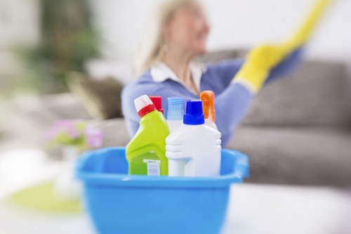Liability and waste compliance sections in a UK service agreement